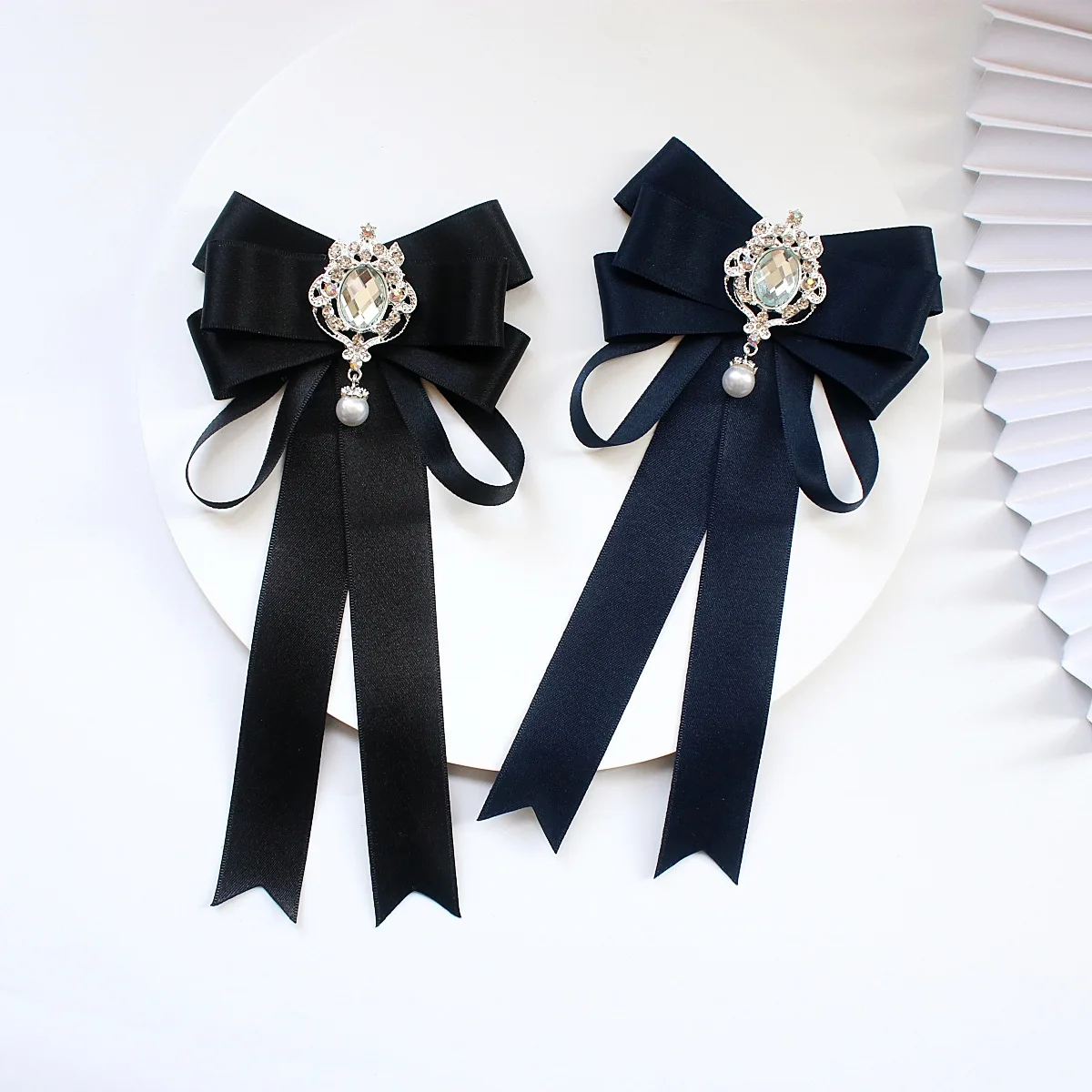 Ribbon Bowtie Female Girl Adjustable Suit Shirts School Uniform Butterfly Office Women Accessory Gifts bow tie