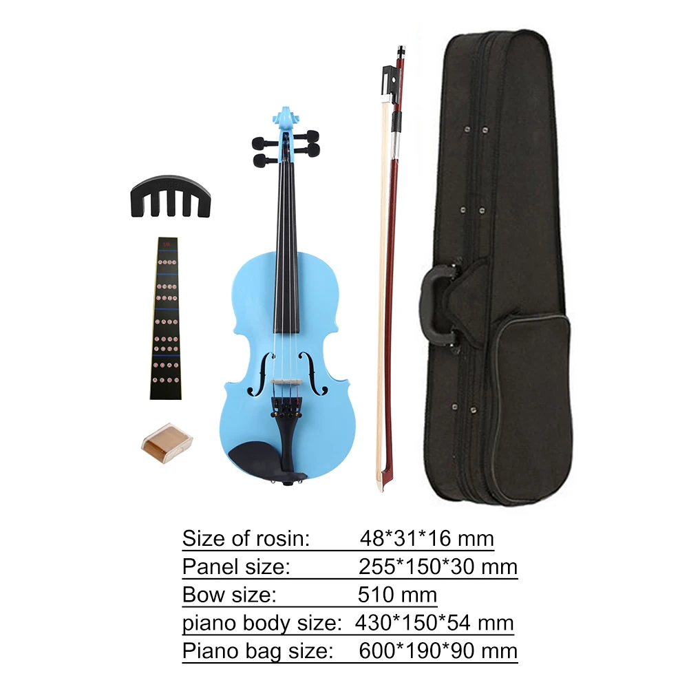 Beginner Handmade Acoustic Violin Kit Solid Xylophone High-End Accessories Beautiful Appearance
