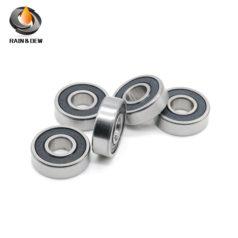 4Pcs High Speed 3801-2RS size 12x21x7mmAngular Contact Ball Bearing