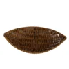 3PCS Fruit Dish Weaving Creative KTV Restaurant Snacks Dim Sum Basket French Fries Basket Desktop Storage Basket Rattan Weaving 5