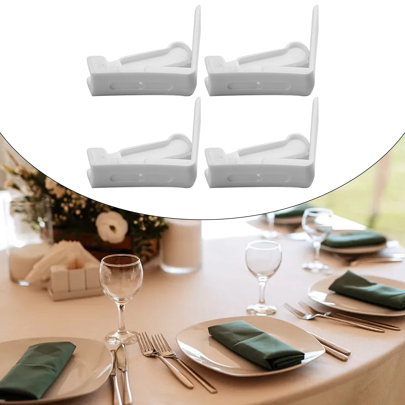 Table Cloth Clips Table Cover Clip Tablecloth Clips Light Weight Non-slip Plastic Securing Holder