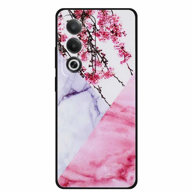 Marble Pattern Soft Silicone Phone Case - Fashionable TPU Back Protector Cover