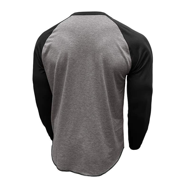 Herbstliches Herren-Sweatshirt aus Baumwolle mit langen Ärmeln, lässig, in 10, stilvoller Farbmischung, bequemer Pullover mit Rundhalsausschnitt – Detail 15
