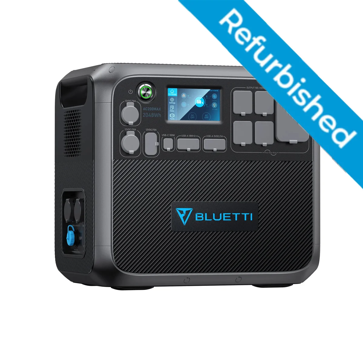 Bluetti Ricondizionato Ac200Max 2,200W 2,048Wh 40Ah Centrale Elettrica Espandibile Power Staition Batteria Lifepo4