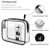 Transparent Makeup Bag PVC Waterproof Storage Bag Multi-functional Travel Toiletry Bag Beach Swimming Storage Bag Makeup Bag 6