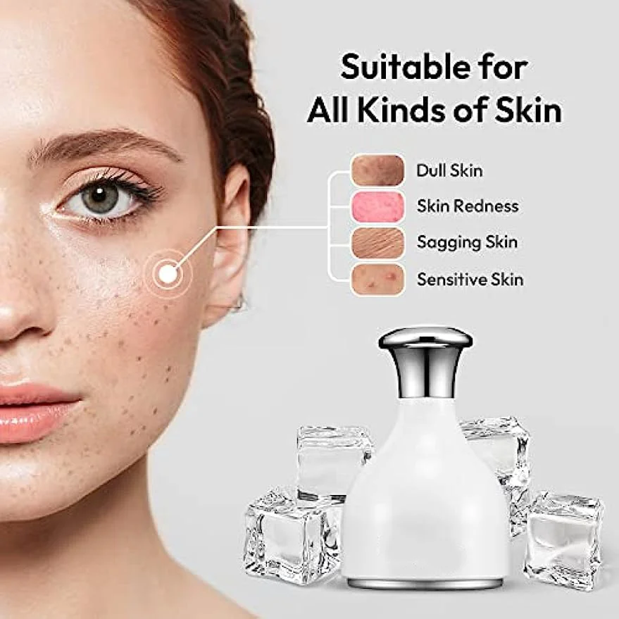 Face Ice Cooler Roller Ice Compress Hammer Beauty Care Tool Skin Massager Tighten Pores Body Reduce Cooling Edema Shrink