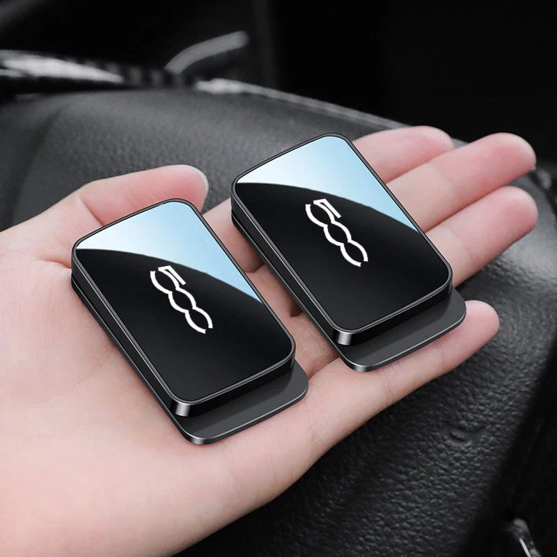 Magnetic Car Interior Supplies Seat Belt Holder Stabilizer Fiat 500 500C 2012 500X 500L Abarth 695 Stilo Accessories 1pc car seat belt accessory