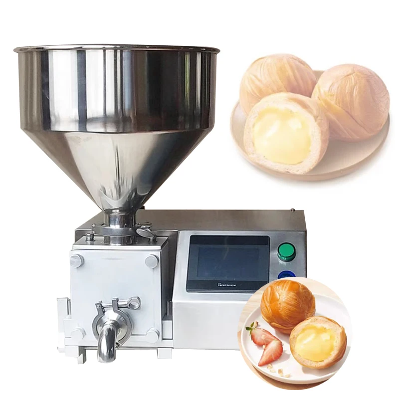 

110V 220V Donut Jam Injection Machine Bream Cream Injector Cup Cake Filler Machine Churros Cream Filling Machine For Sale