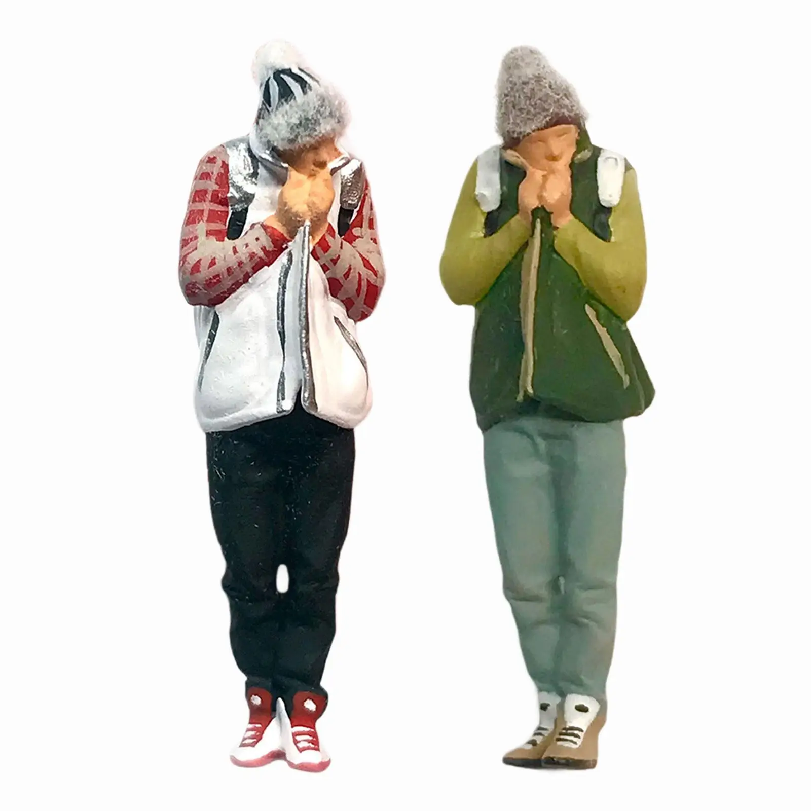 

Полимерные фигурки для 1/64 человек, модель железнодорожной станции «сделай сам»