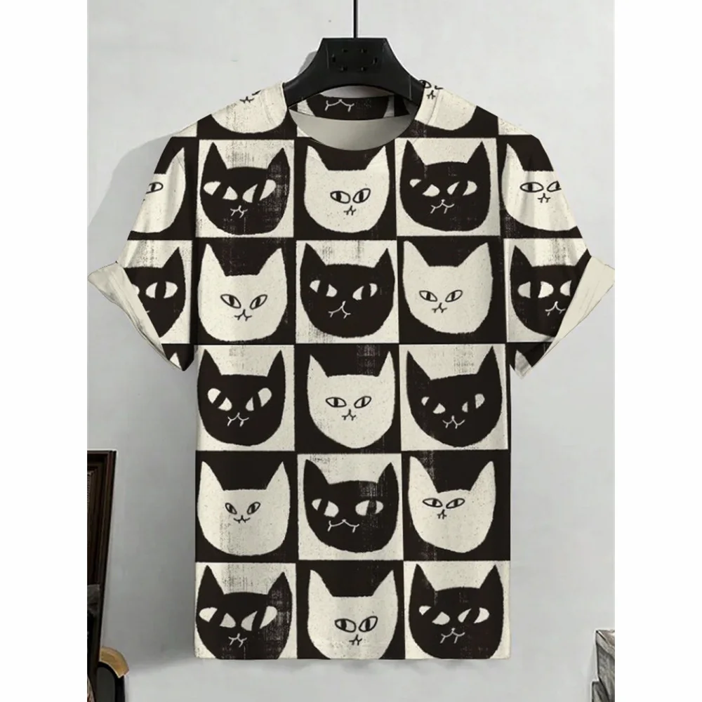 Casual Cartoon Print Unisex T Shirt