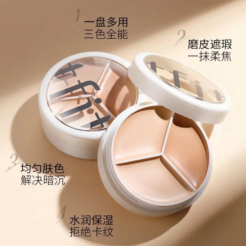 Korea 3-color Concealer Palette For Face Eye