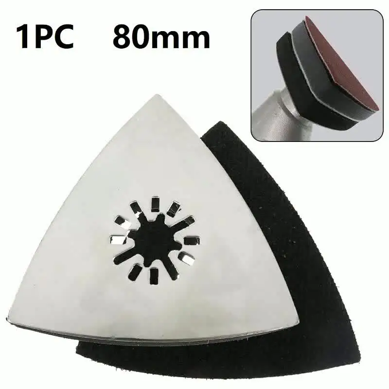 Kit 82 Pièces Patins De Ponçage Pour Outil Oscillant Multitool - Triangle Et Doigts