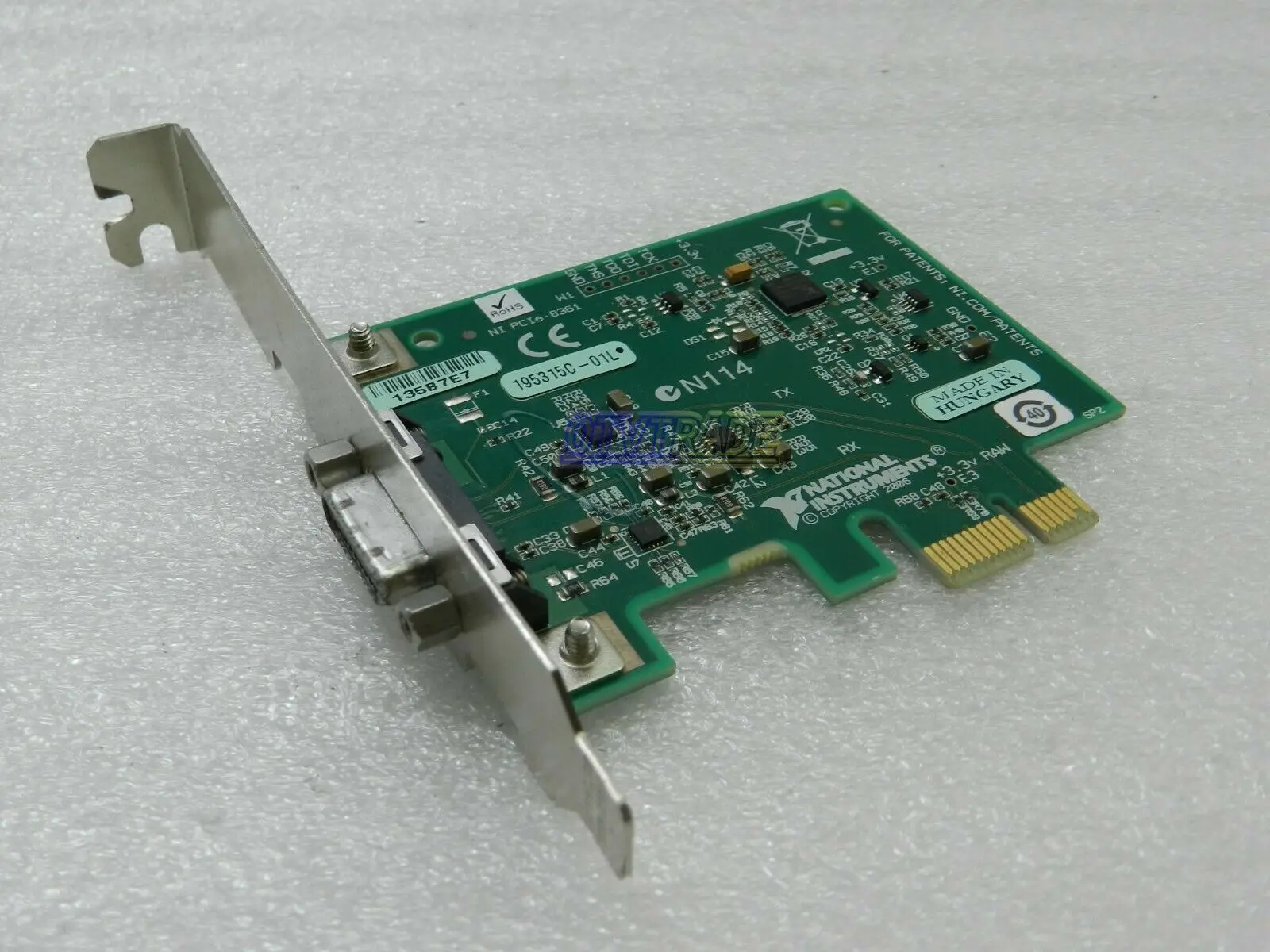 중고 National Instruments NI PCIe-8361 MXI-Express 원격 제어 인터페이스 카드
