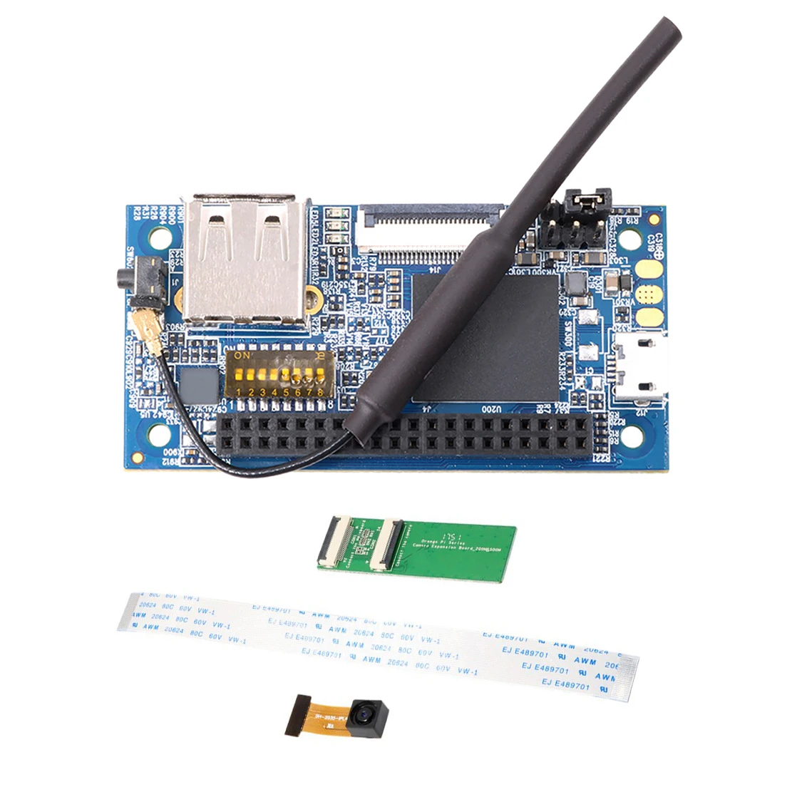 Orangepi I96 ARM Cortex-A5 32bit CPU 256MB LPDDR2 SDRAM WIFI + BT α׷ MCU   (ī޶  )