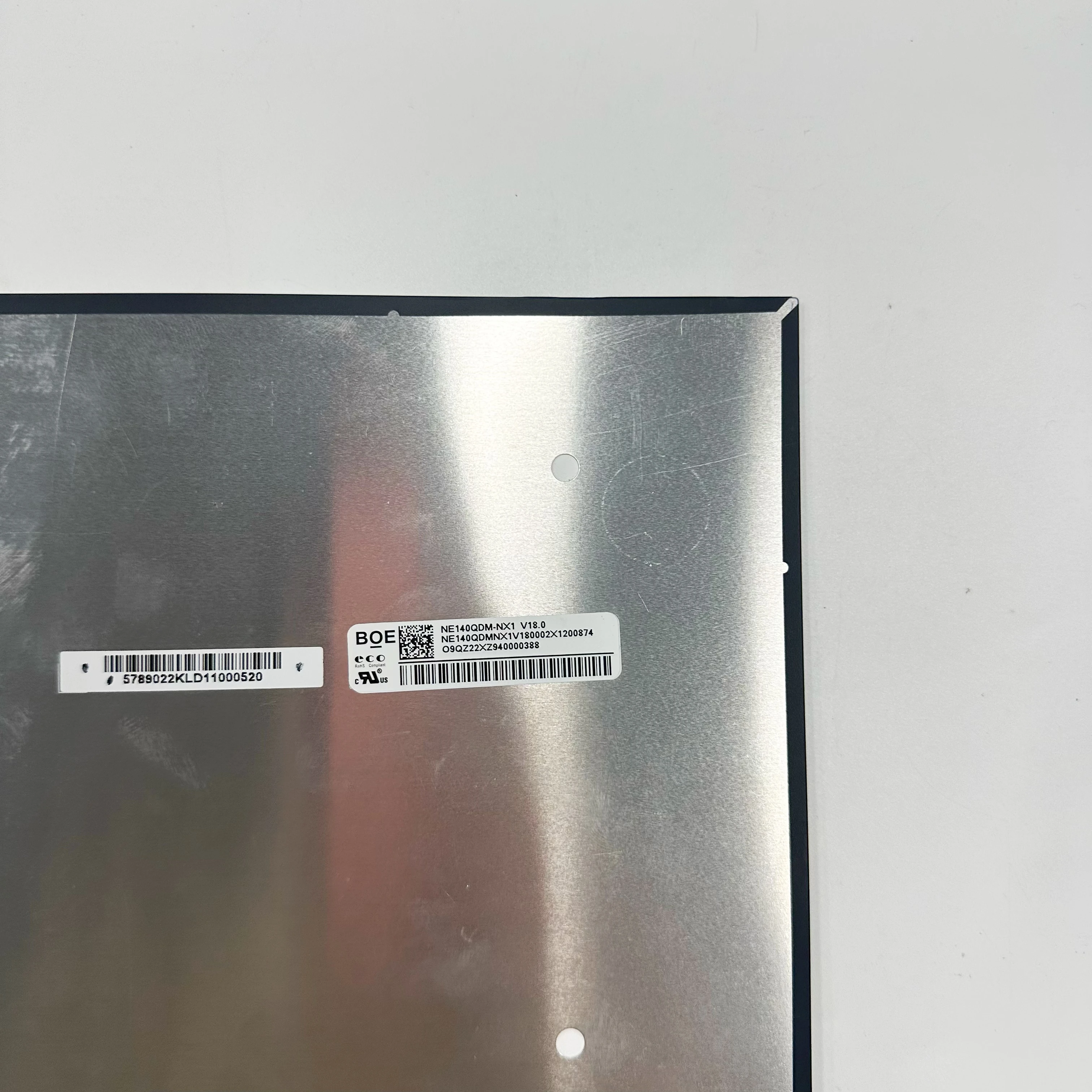 NE140QDM-NX1 또는 NE140QDM-NX2 노트북 LCD 화면, 매트릭스 14 인치, 2560x1600 16:10, 40 핀 EDP