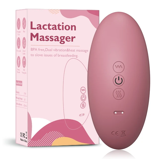 Soft Silicone Lactation Massager Breast Massager 9 Vibration Modes 3  Different Strength for Breastfeeding Improve Milk Flow - AliExpress