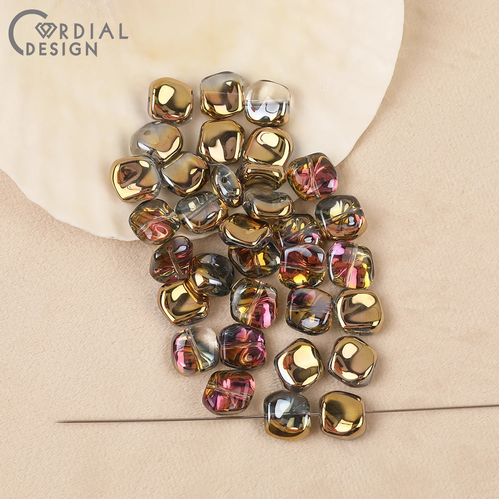Cordial Design 11*11MM 300pcs DIY Glass Bead/Geometry Shape/Hand Made/Aurora Effect/Beads Making/Jewelry Findings & Components 27 Cordial Design 11*11MM 300pcs DIY Glass Bead/Geometry Shape/Hand Made/Aurora Effect/Beads Making/Jewelry Findings & Components - cordial