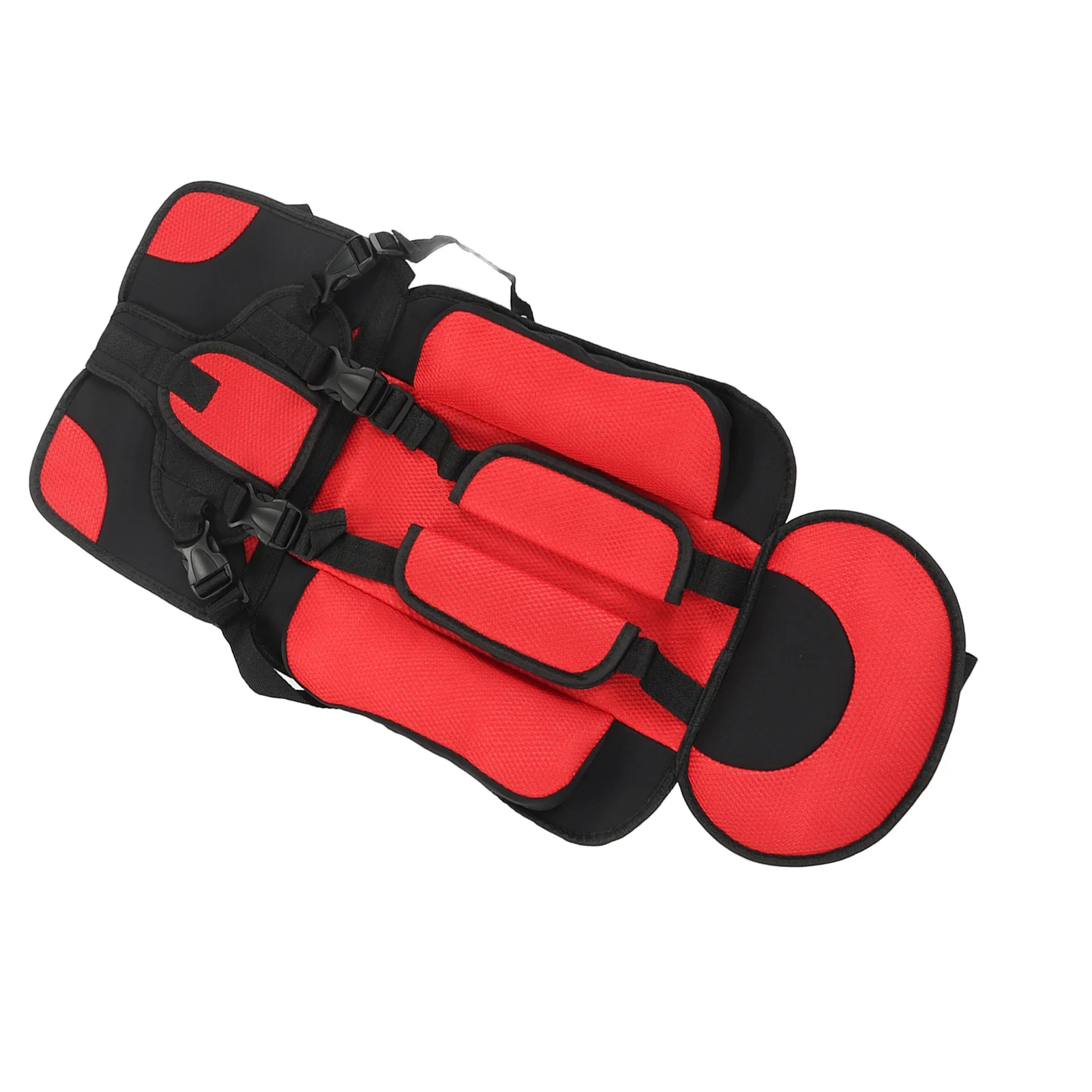 Kids Safety Seat Simple Car Portable Seat Foldable Adjustable Strap Travel Accessories Protective safety seat mat car seat mat