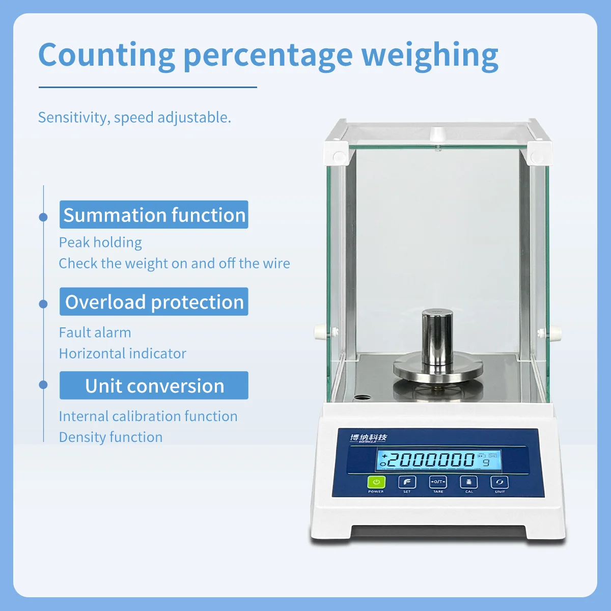 Electronic analysis balance 10,000 0.0001g 0.1mg scale 1mg 1mg