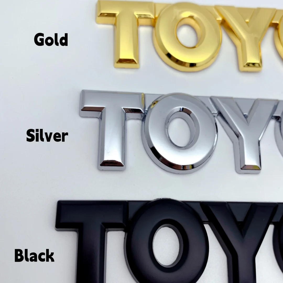 

1pcs Of Car Trunk Letter Logo Original Metal Text Sticker Car English Sticker Beautification Design Car Appearance Accessories