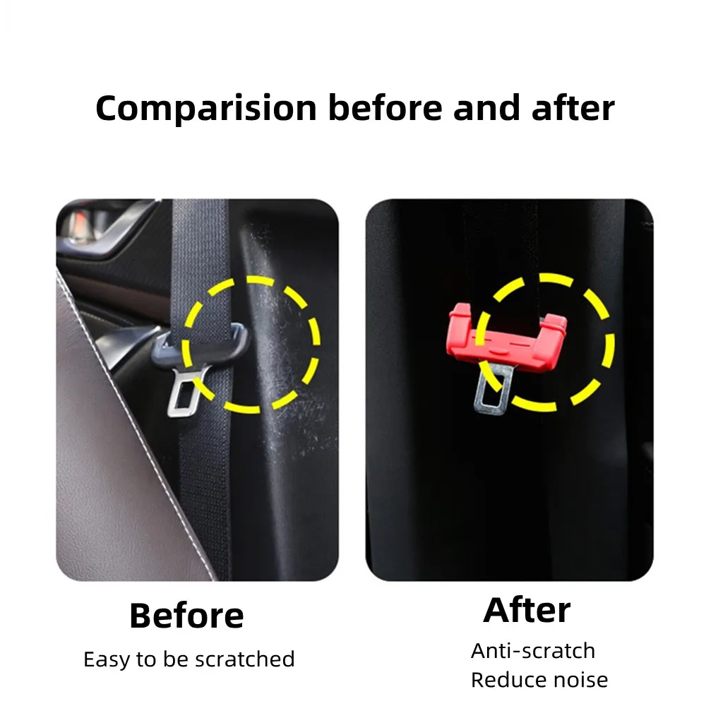 Car Safety Belt Buckle Covers seat belt covers seat belt clip seat belt protector For Women Girls