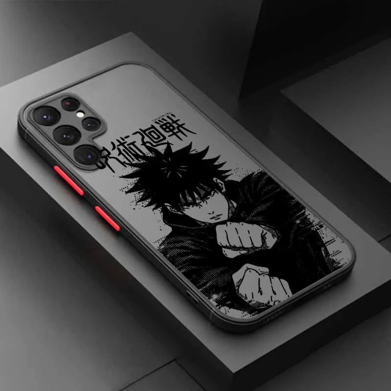 Jujutsu Kaisen Fantasy Anime Frosted Translucent Phone Case