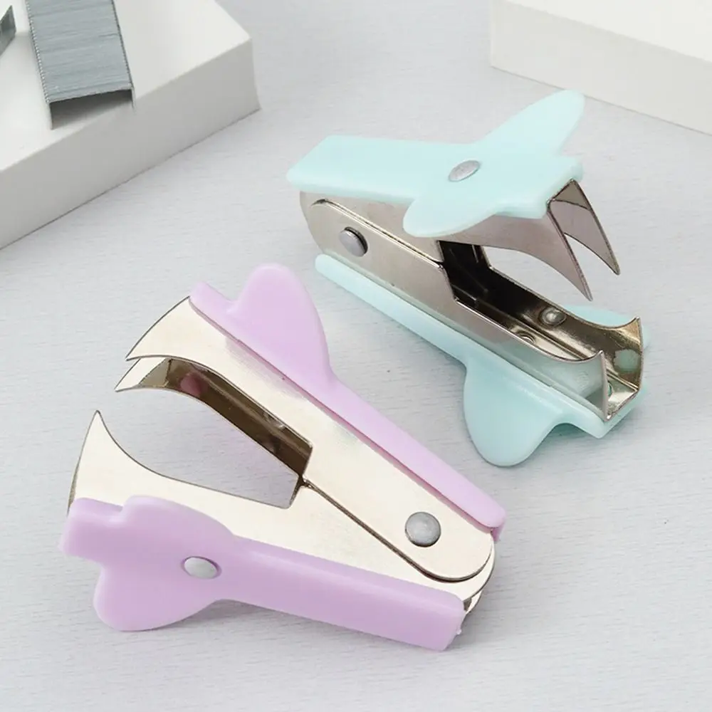 Staple Remover Macaron Color Staple Remover Staples Office Supplies General Mini Stapler Removal Nail Out Extractor Puller Stationery Tools