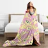 Fluttershy Mess Blanket Flannel Portable Sofa Throw Blankets For Home Bedroom Office Throws Bedspread Quilt 5