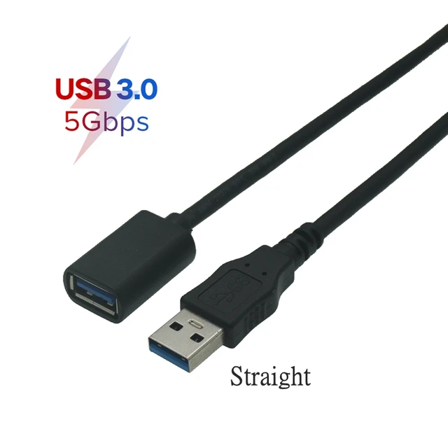 Cable de extensión USB 3.0 A macho a hembra de 3 pies