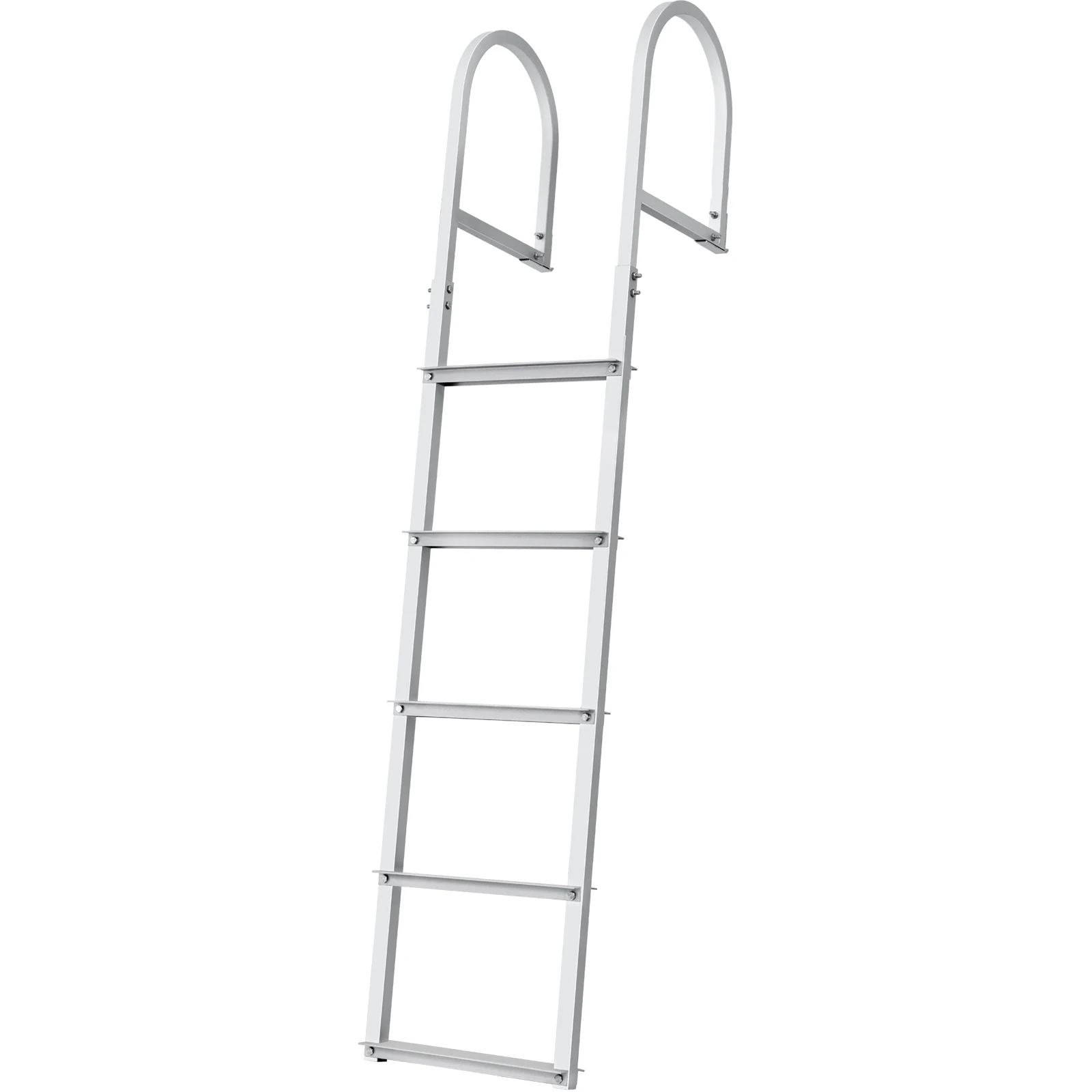 VEVOR 3-Step Dock Ladder 500lbs Capacity - Aluminum Alloy Removable Boat Ladder With Non-Slip Steps