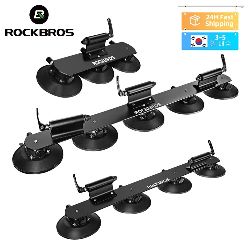 

ROCKBROS Bike Rack Suction Roof-Top Bike Car Racks Carrier Quick Install Vacuum Bike Roof Rack MTB Mountain Road Bike Accessory