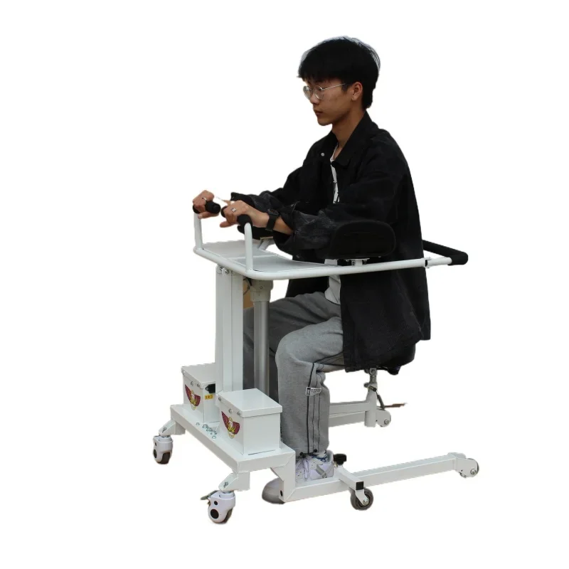 2024 Popular Electric Hemiplegic Walker Auxiliary Standing Frame Patients Elderly Walking Rehabilitation Therapy Supplies 5