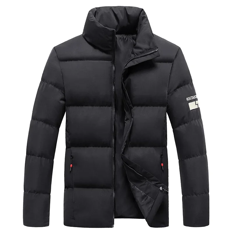 Cotton Jacket Men's Winter Hooded Coat Thickened Warm Cotton Jacket Windproof Cotton Jacket Fashion Leisure New Men Clothing