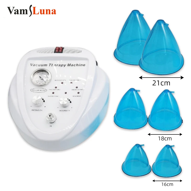 

VamsLuna Hip Shaping 21cm BBL Suction Cupping Pump Butt Vacuum Lifting Colombien Breast Enlargement Therapy Massage Machine