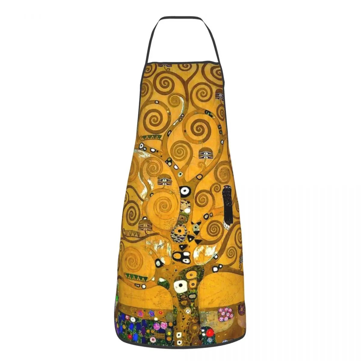 

Фартук «Древо жизни» Густава Климта для женщин и мужчин, унисекс, нагрудник, рисование, искусство, готовка, кухня, фартук, кухня, шеф-повар, садоводство