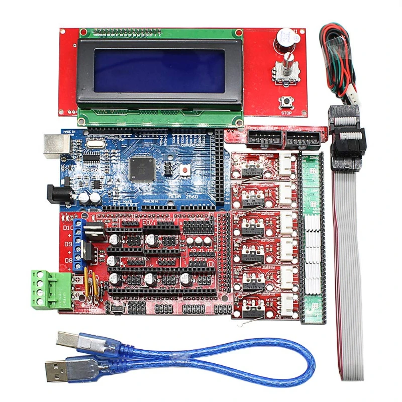 kit-d'imprimante-3d-cnc-pour-ardu37mega-2560-r3-rampes-14-controleur-lcd-2004-6x-fin-de-course-endstop-5-a4988-pilote-pas-a-pas-3d-pr