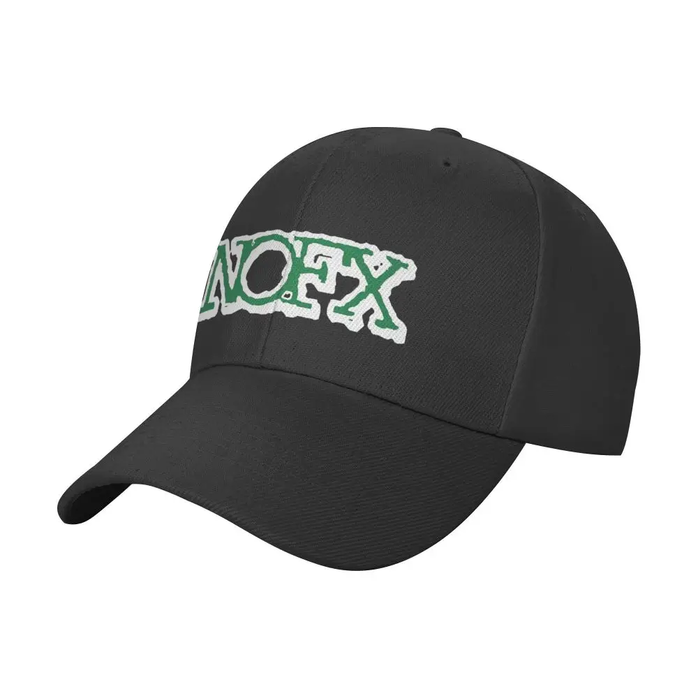 Nofx no fx Punk Rock Band Logo Musik Baseball kappe Erwachsene Hip-Hop Sonnen kappen Nofx Hüte verstellbare Polyester Trucker Cap Frühlings hüte – Detail 2