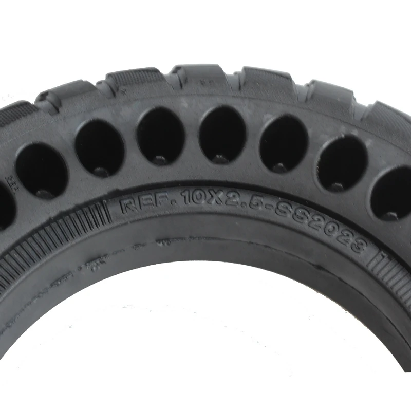 Honeycomb Solid Tire 10X2.50 Scooter For Kugoo Spare Parts Accessories Parts 10 Inch Free Inflation-Proof Anti-Slip 10X2.50 Tire
