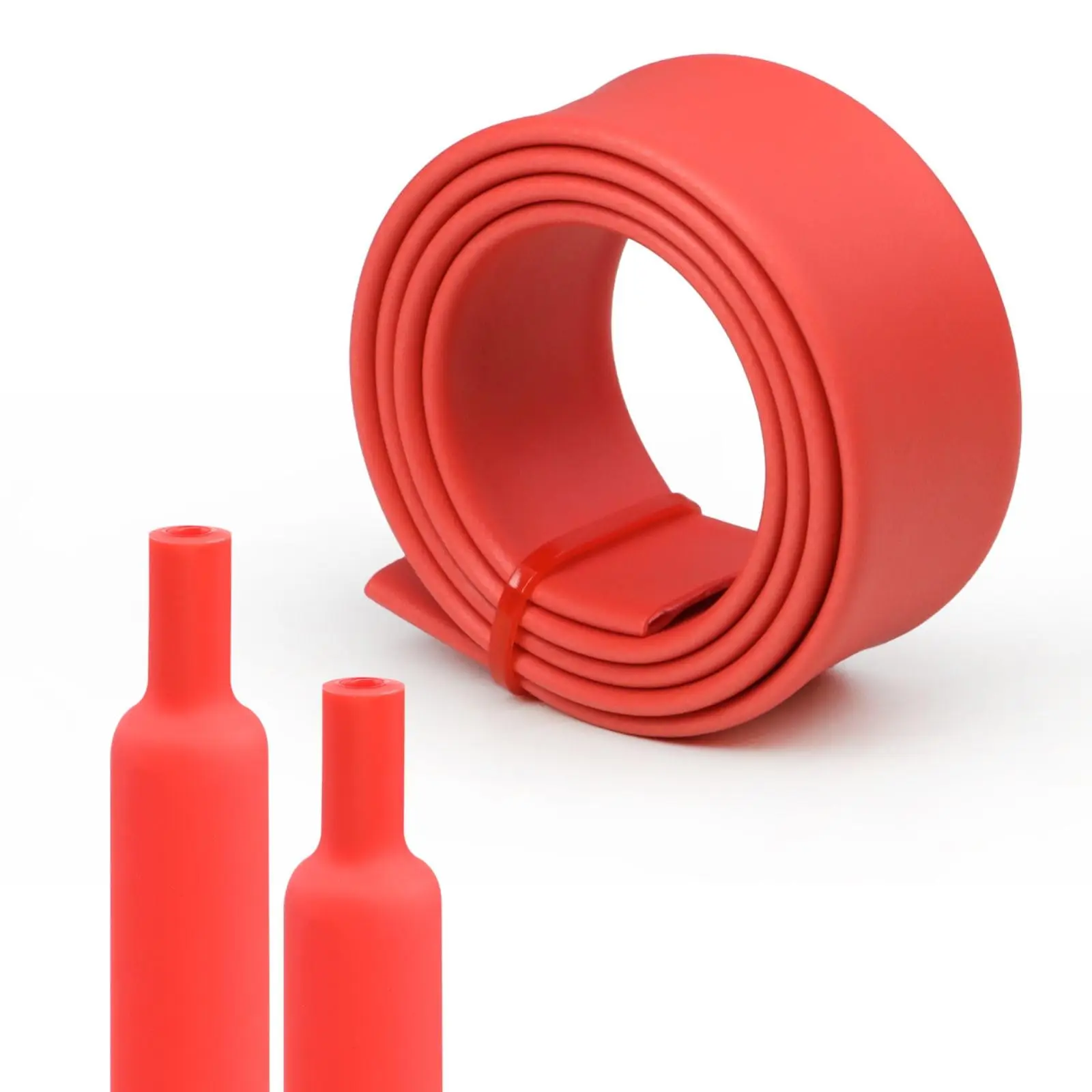 ท่อหดความร้อนแบบมีกาวในตัว สีแดง ขนาด Φ1.6 มม. ถึง Φ50 มม. อัตราส่วนหดตัว 3:1 สำหรับงานอุตสาหกรรมและไฟฟ้า กันน้ำ 1