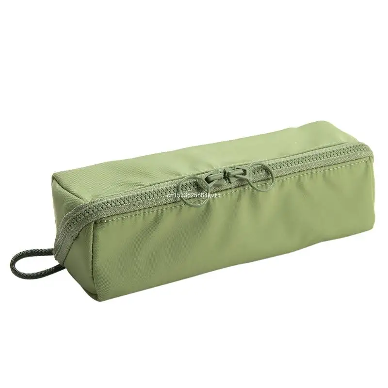 

Large Canvas Pencil Bag Multi-purpose Portable Travel Bag Makeups Large Pencil for Students Women Dropship