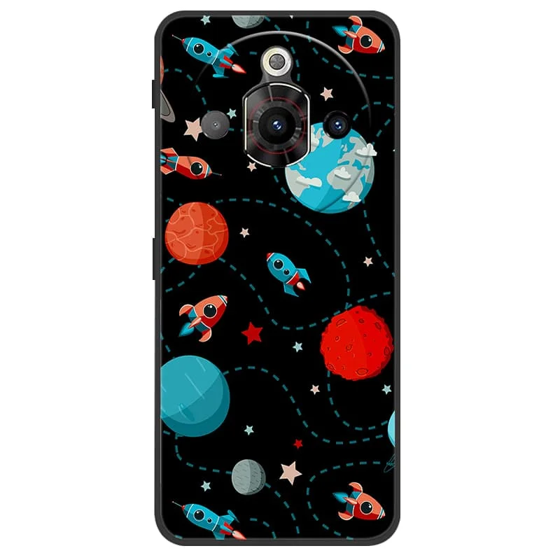Cute Fashion Black Silicone Soft Phone Case - Shockproof Back Cover Shell