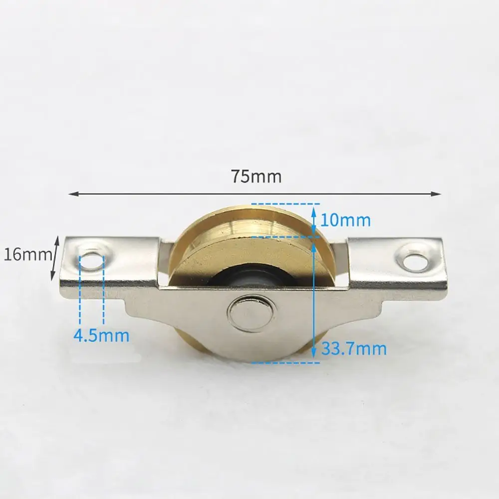 Sliding Door Rollers Sliding Door Bottom Pulley Metal Barn Door Rollers Sliding Track Wheel Windows Accessories Home Hardware