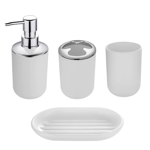 bathroom accessory set