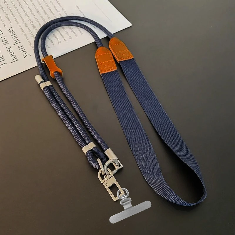 Stylish Colorful Crossbody Phone Lanyard with Adjustable Wristband and Anti-Loss Features