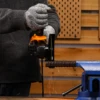 DEKO New Electric Angle Grinder 115mm 800W 11000rpm Metal Wood Power Tools Plug-in Cutting Machine Grinder 5