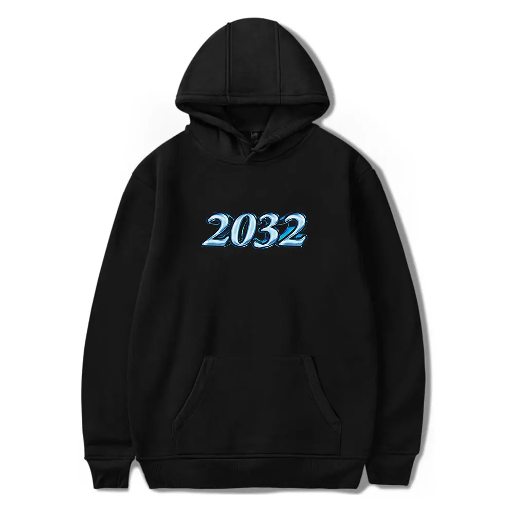 

Kids Hoodies Bad Bunny 2032 El Ultimo Tour Del Mundo Pullover Sweatshirt Men Women Casual Harajuku Black Wild Sweatshirt