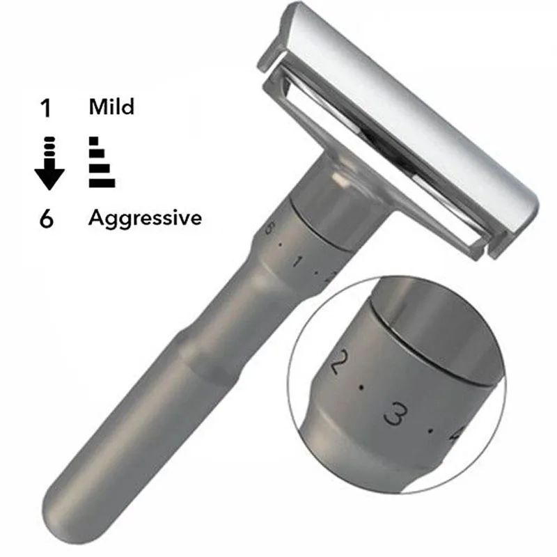 

Safety Razor straight razor For Men Adjustable Close Shaving Classic Double Edge Razor blades knife replacement shaving set