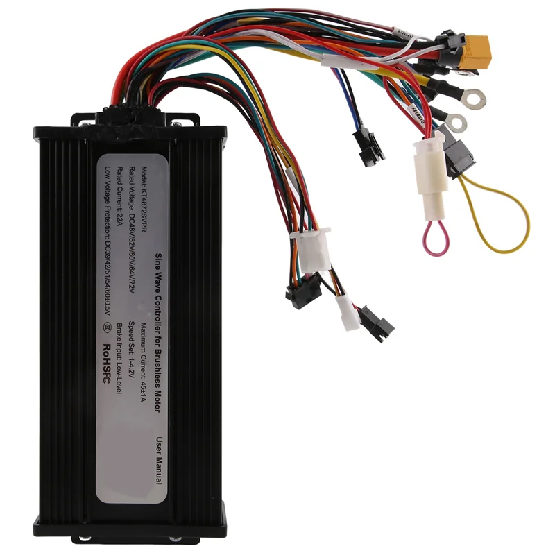 

Электрический велосипедный контроллер, 36 В, 48 В, 52 в, 72 в