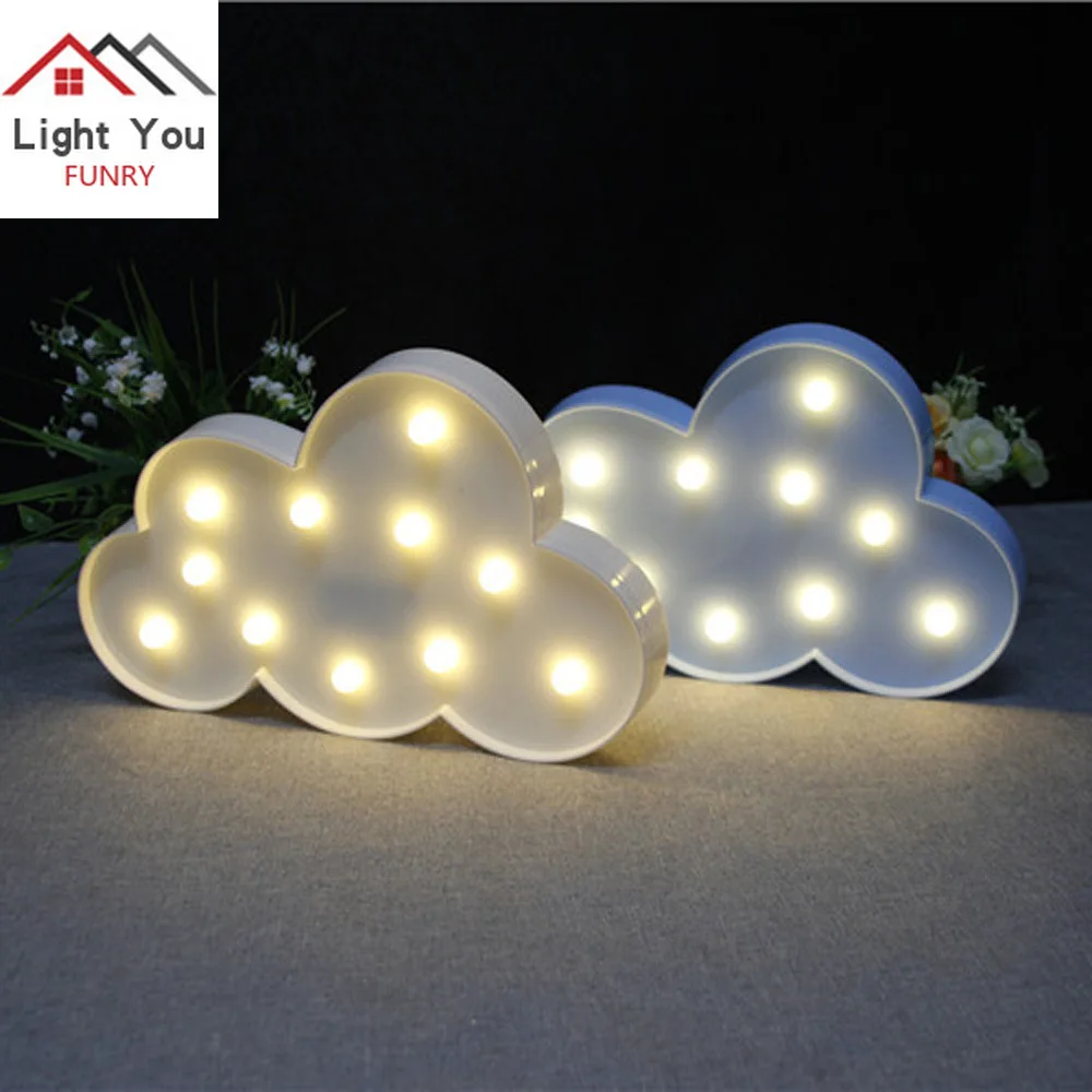 

Halloween decorative lights Cloud modeling lights Bedside decoration Household cloud night light