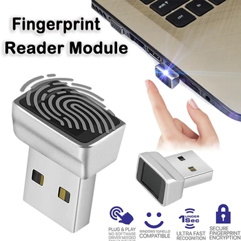 USB 지문 판독기 모듈, 생체 인식 스캐너 자물쇠, 윈도우 7, 8, 10, 11, 노트북용, PC 지문 잠금 해제 모듈
